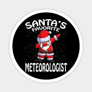 Santas Favorite Meteorologist Christmas Magnet